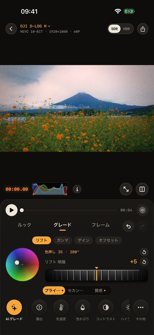 プライマリ：リフトのカラーホイール